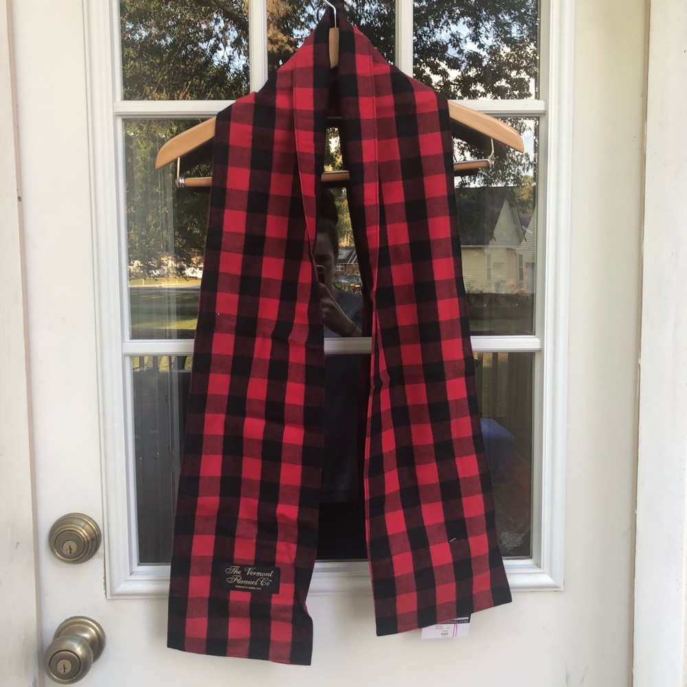 NWT Vermont Flannel Co. Buffalo Check Scarf